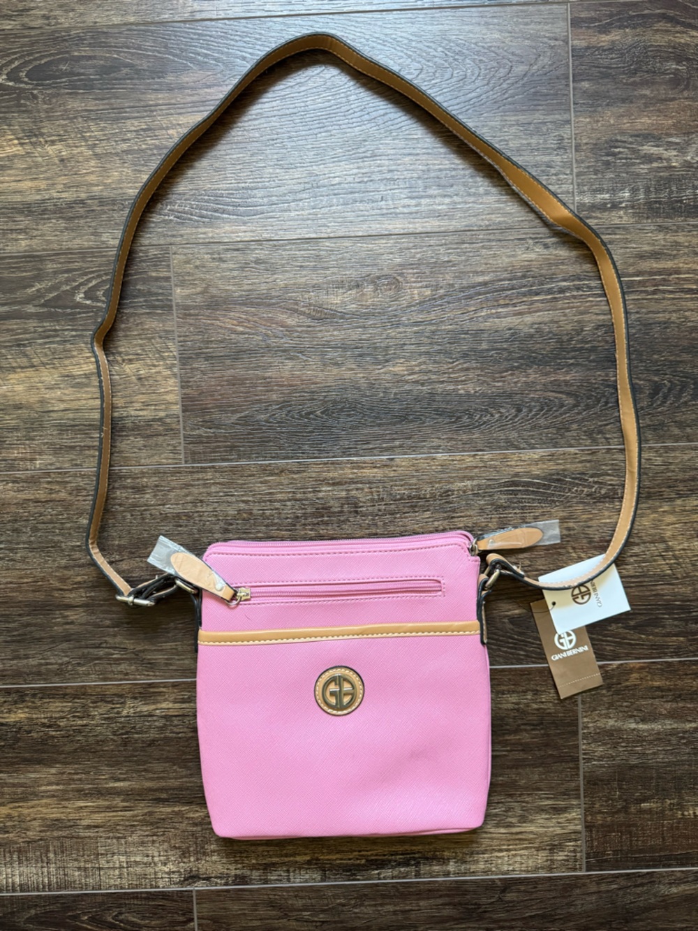 NWT Giani Bernini Pink Crossbody Purse New - Picture 9 of 10